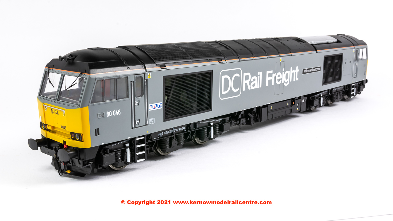 GM7240202 Heljan Class 60 Diesel Locomotive number 60 046 "William Wilberforce" in DC Rail Freight livery